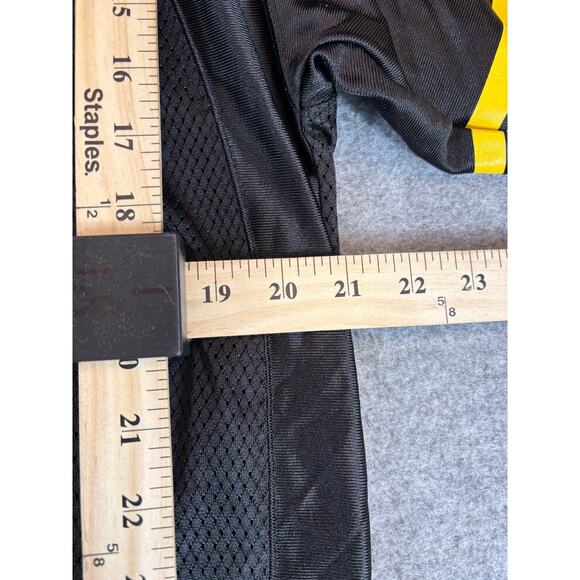 VTG Pittsburgh Steelers Roethlisberger #7 NFL Reebok Jersey Mens Medium Football - Picture 6 of 6